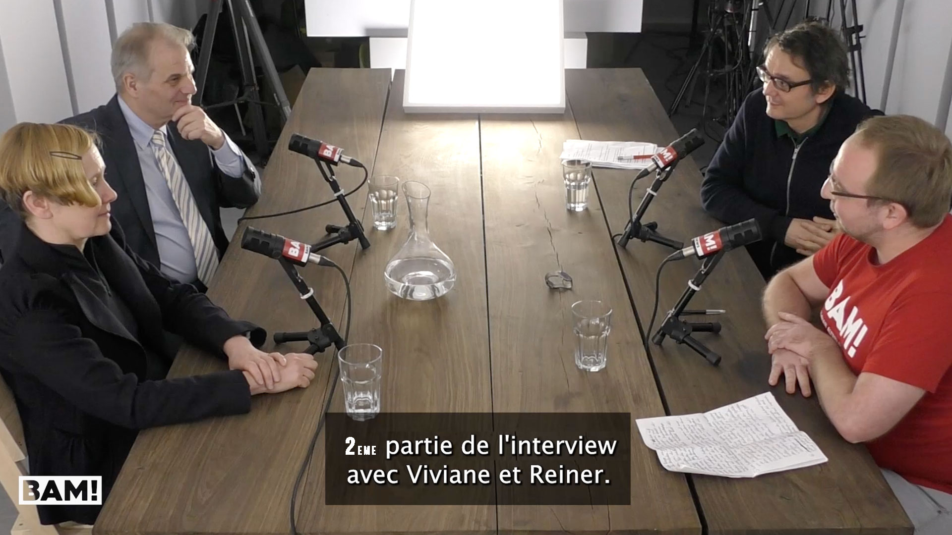 BAM! News - 2/3 Viviane Fischer, Reiner Fuellmich : Interview en allemand - Interview in German