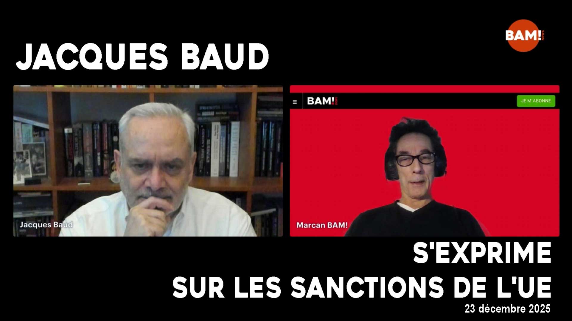Jacques Baud s'exprime sur les sanctions de l'UE
