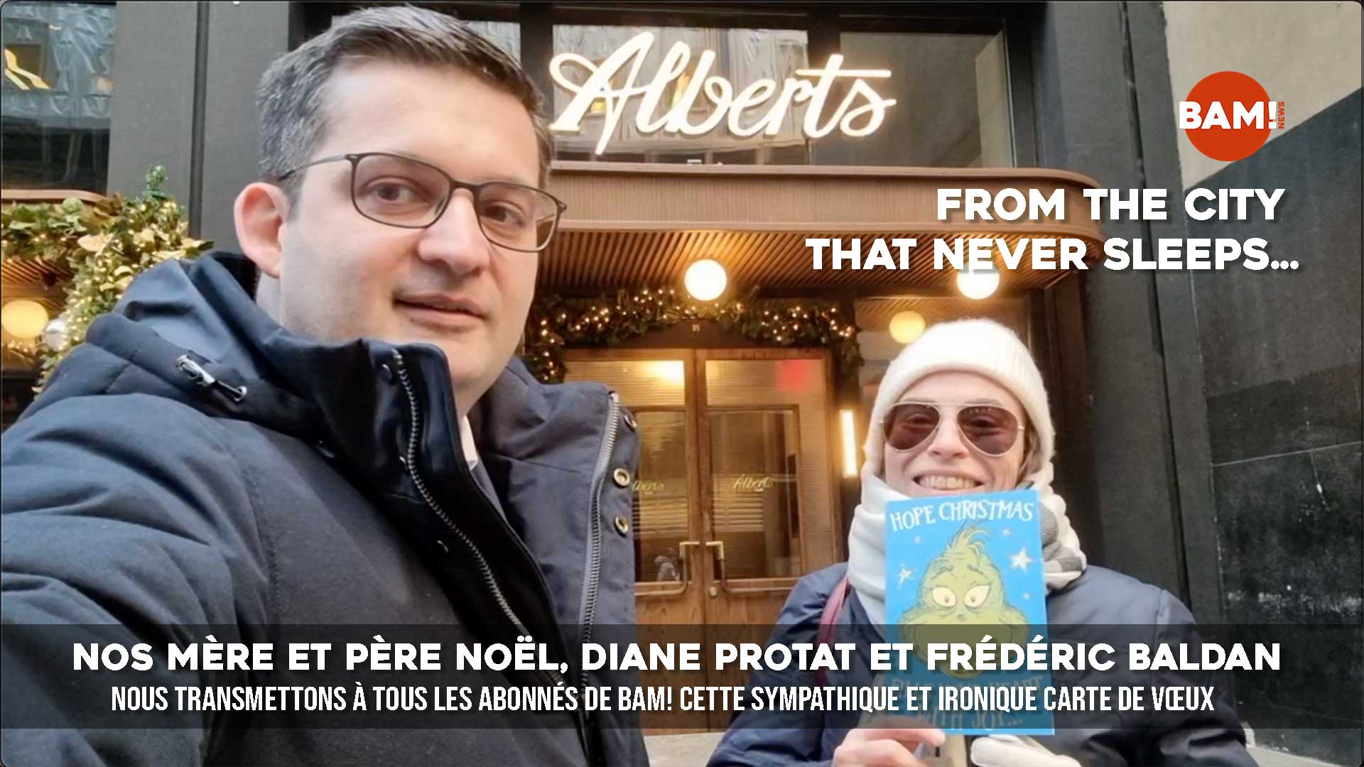 From the city that never sleeps...