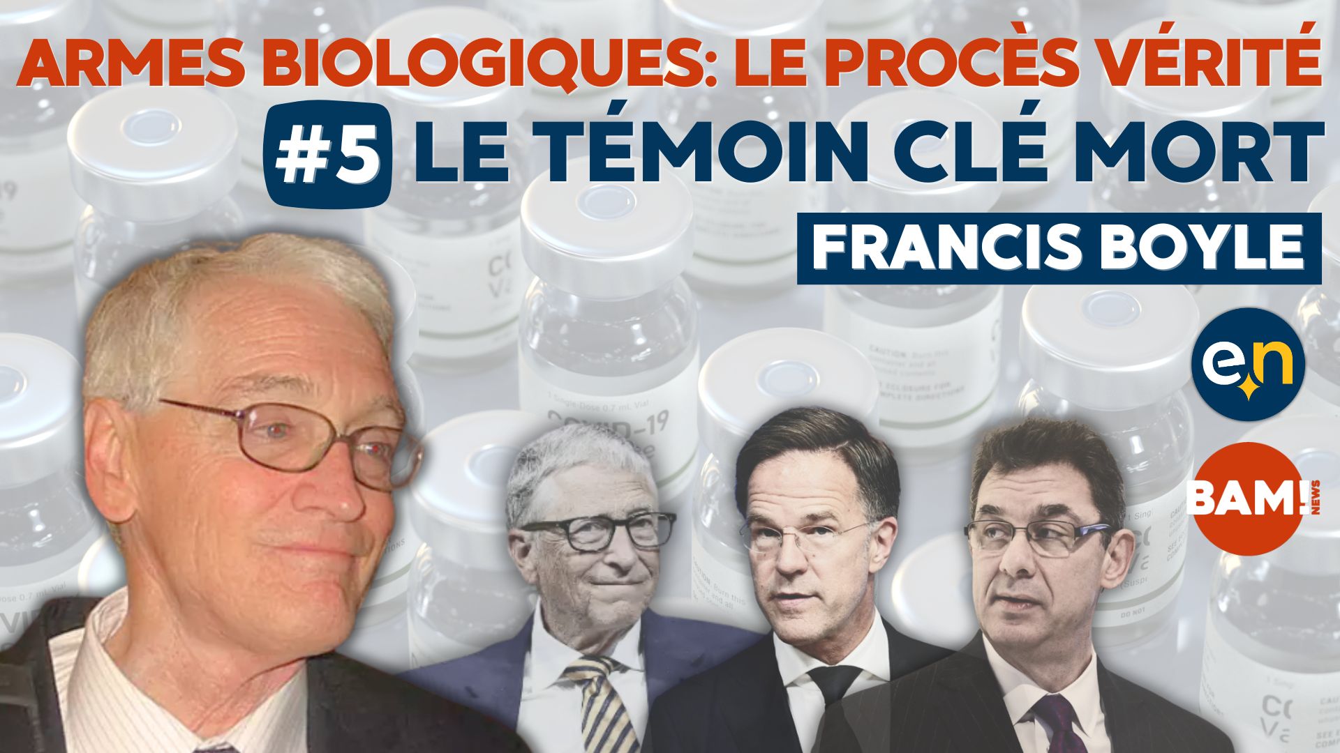 Armes biologiques: le procès vérité #5 Le témoin clé mort
