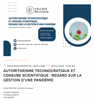 Autoritarisme technocratique et censure scientifique