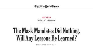 L’obligation du masque n’a rien fait. Va-t-on en tirer la leçon?